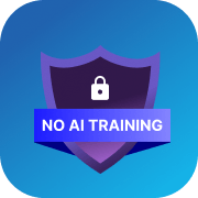 AI学習不使用バッジ
