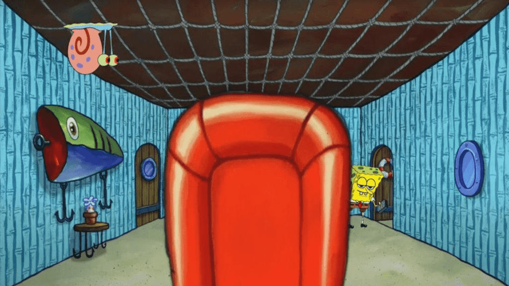Spongebob squarepant zoom background