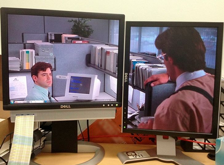 Funny Office Space background idea
