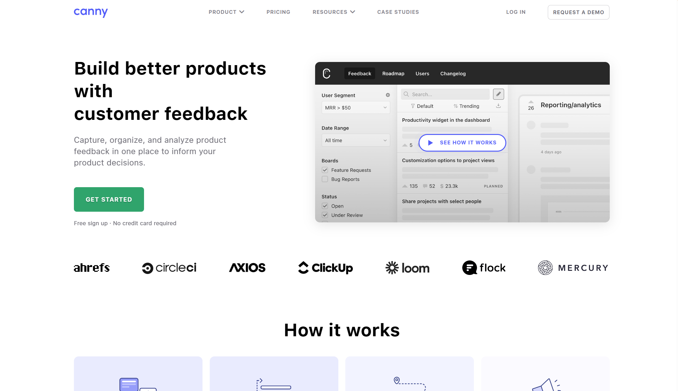 Canny est un autre excellent logiciel de feedback client qui vous aide à créer de meilleurs produits.
