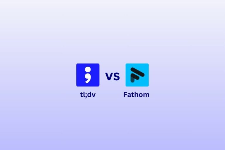 tl;dv vs Fathom ilustração