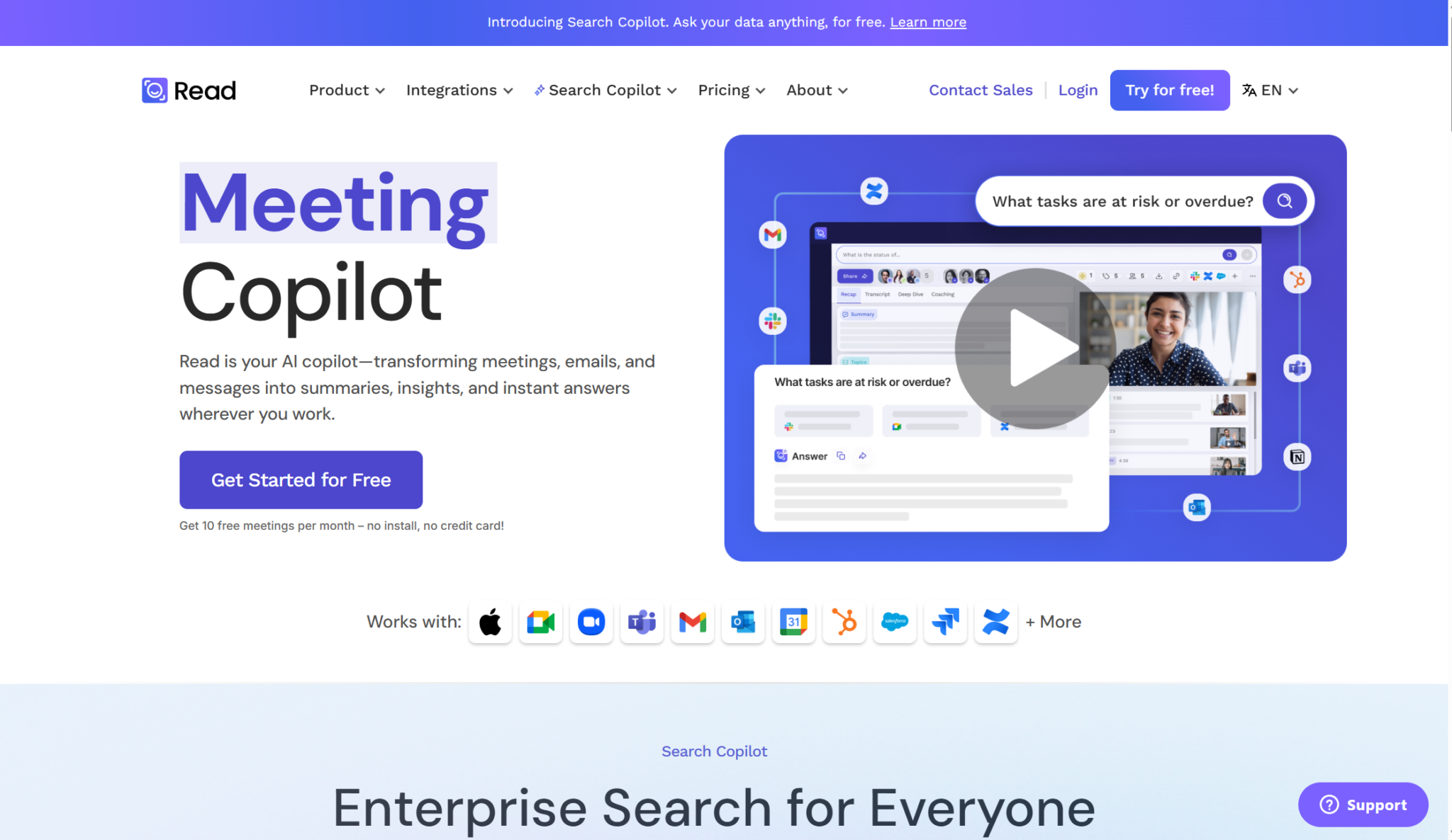 Read's homepage