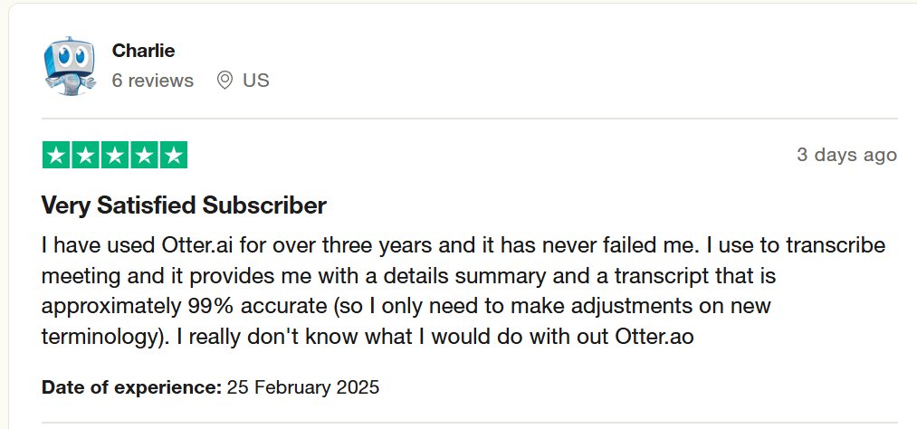 Otter review: a very satisifed subscriber