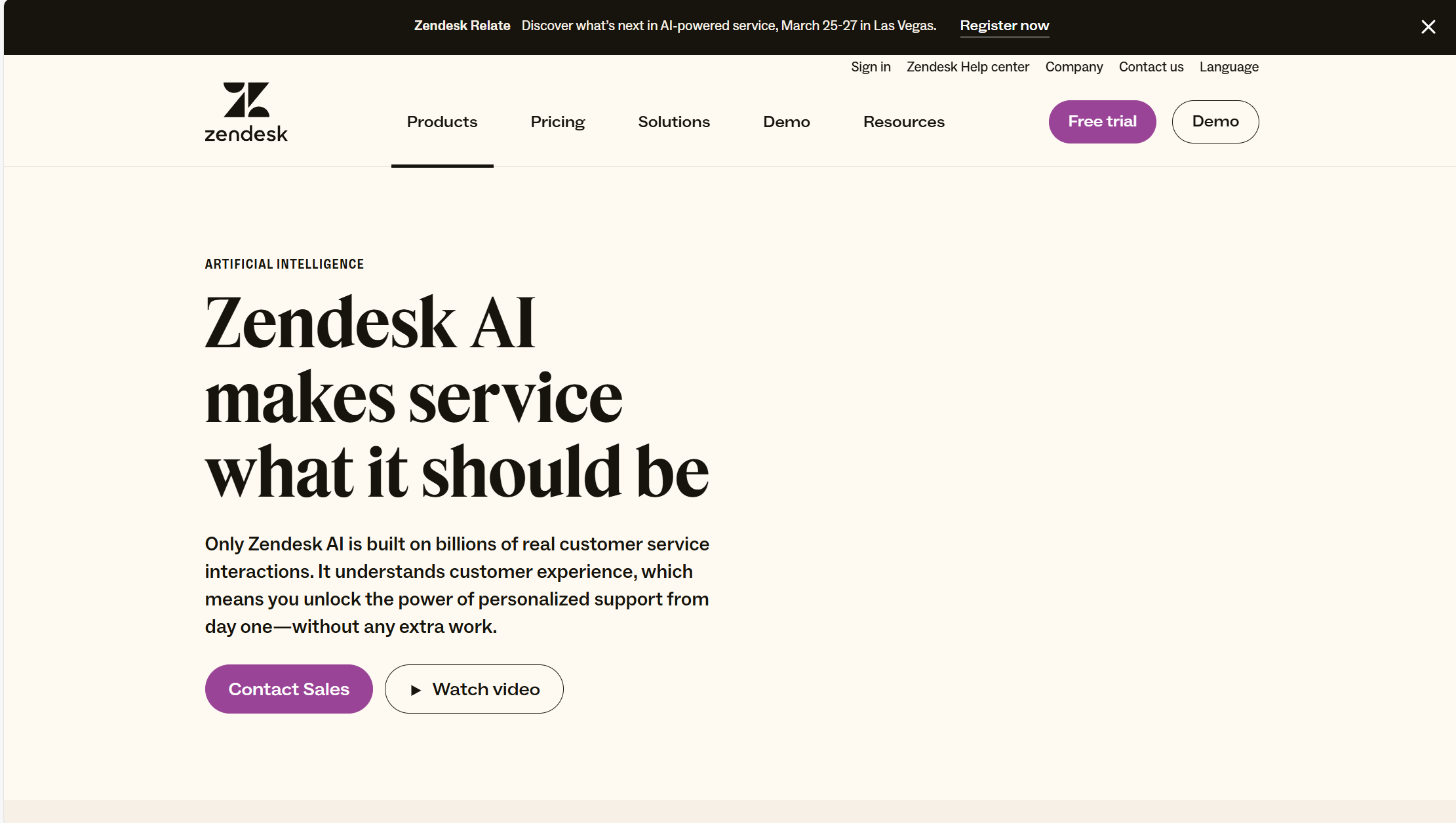 Zendesk AI is a great alternative to Agentforce