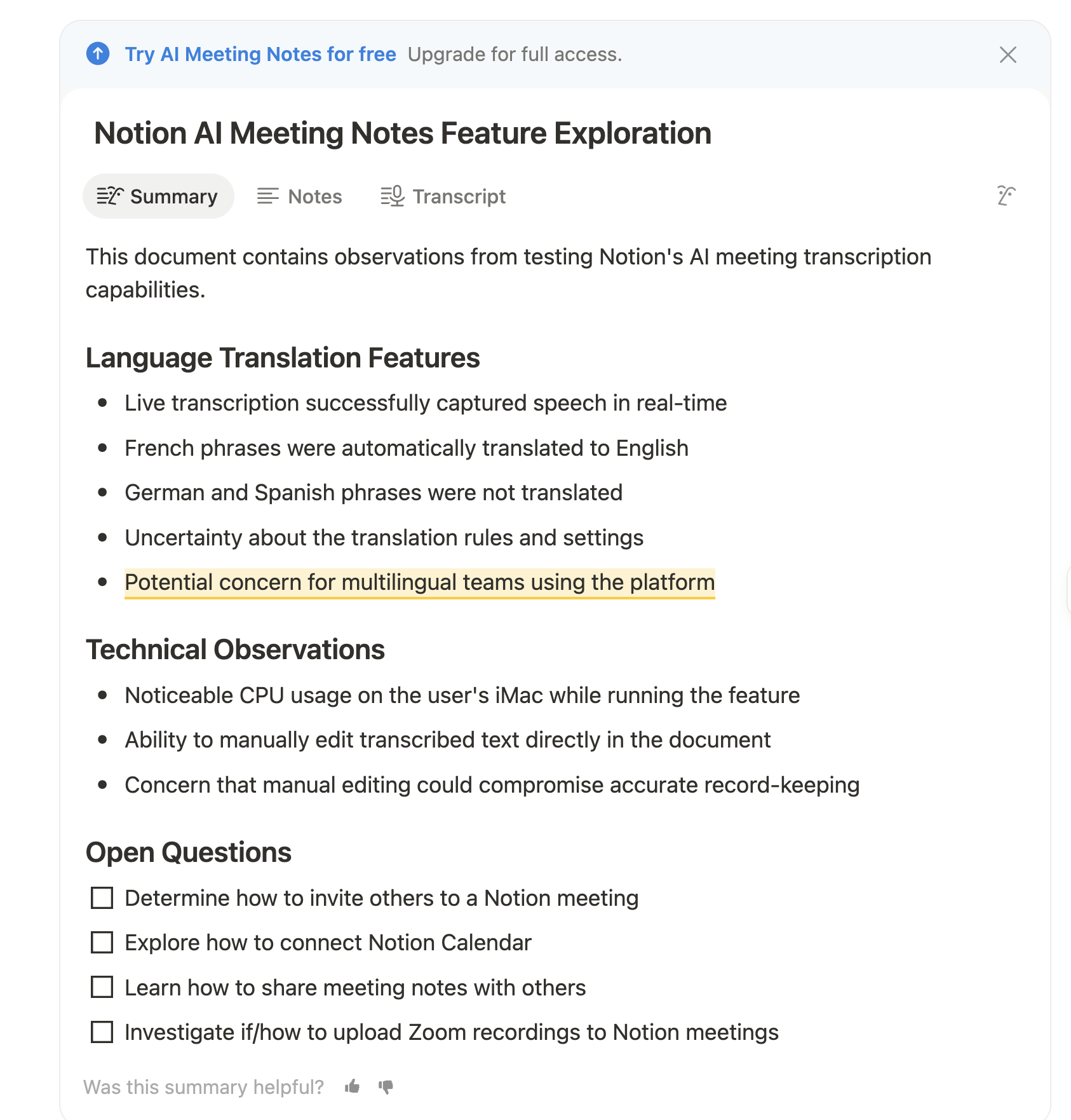 Notion AI Meeting Notes 12