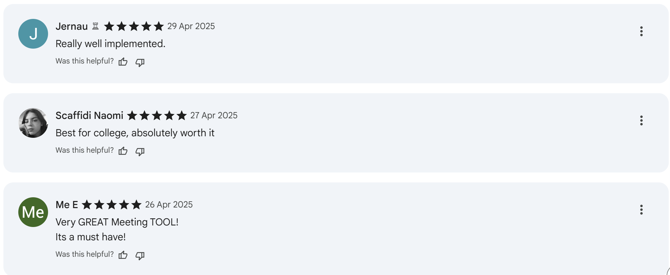 Tactiq's 5 star reviews on Chrome Store seem suspicious
