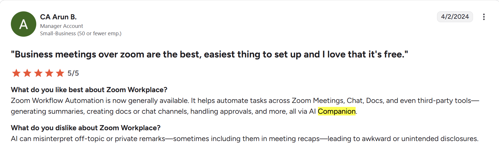 Some reviews on G2 sound artificially generated.